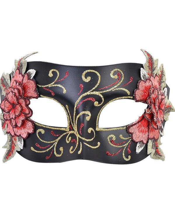 Aria Black and Red Eye Mask