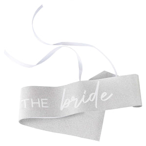 Hen Weekend Silver The Bride Hen Party Sash
