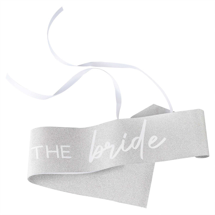 Hen Weekend Silver The Bride Hen Party Sash