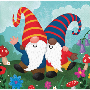 Party Gnomes Beverage Napkins Pack of 16