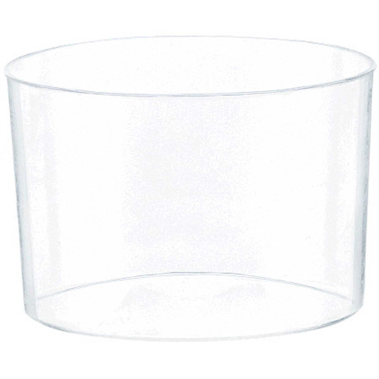Clear 73ml Mini Round Plastic Catering Bowls Pack of 40