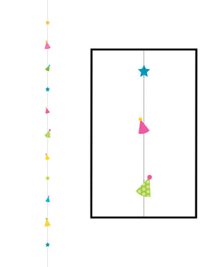 Balloon Fun Strings Party Hat