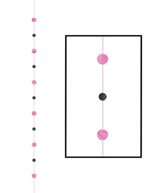 Balloon Fun Strings Pink & Black