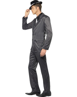 20s Black and White Gangster Mens Costume