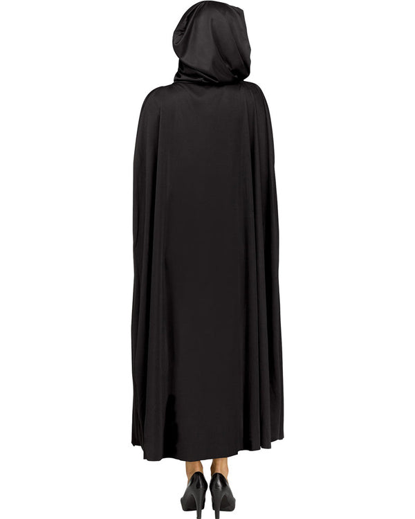 Black Hooded Adult Cape