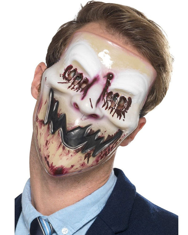 Blood Smile Half Mask