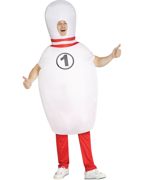 Bowling Pin Inflatable Mens Costume