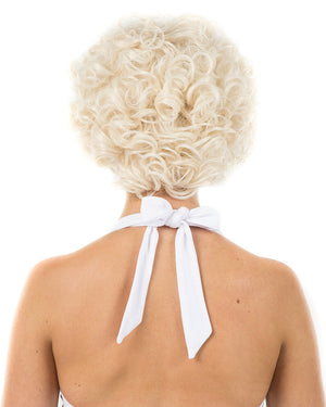Bombshell Deluxe Blonde Short Curly Wig