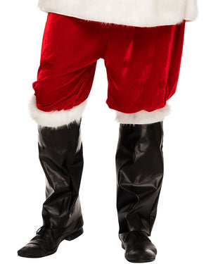 Classic Velour Santa Suit Mens Christmas Costume