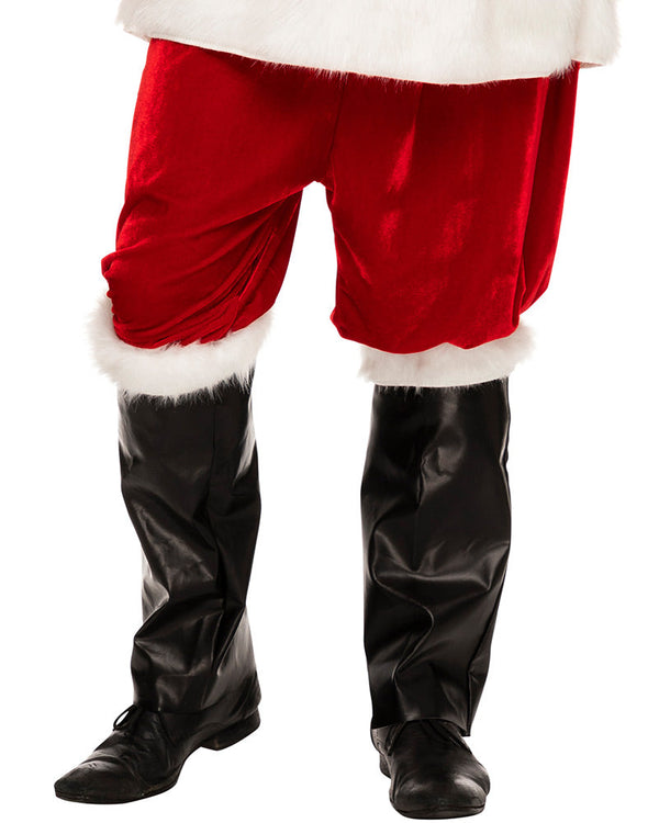 Classic Velour Santa Suit Mens Christmas Costume