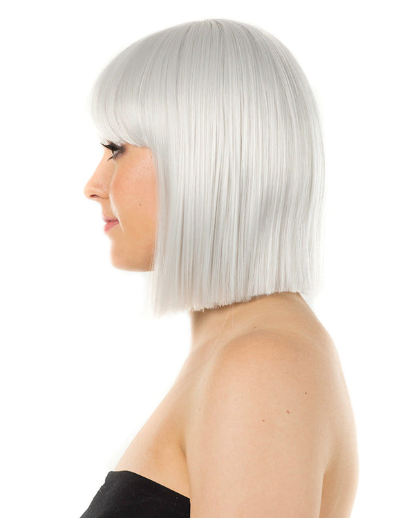 Fashion Deluxe Silver Bob Wig