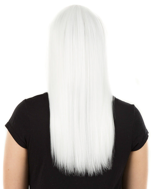 Fashion Deluxe White Long Wig