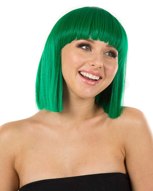 Fashion Emerald Green Bob Deluxe Wig