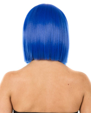 Fashion Peacock Blue Bob Deluxe Wig