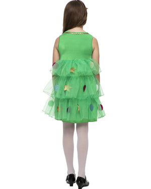 Pretty Christmas Tree Girls Costume