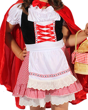 Storybook Red Riding Hood Girls Costume