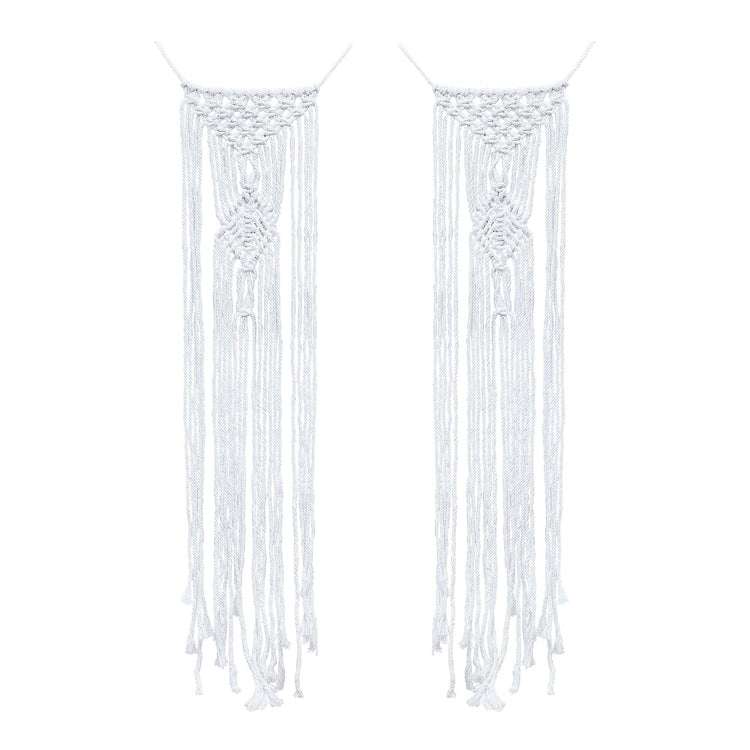 A Touch of Pampas Chair Decorations  Macrame Pack of 2
