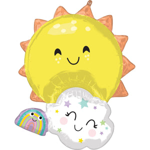 SuperShape XL Rainbow Family Sun, Cloud & Rainbow P35