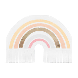 Happy Everything Napkins Rainbow Fringe Gold Foiled Pack of 16