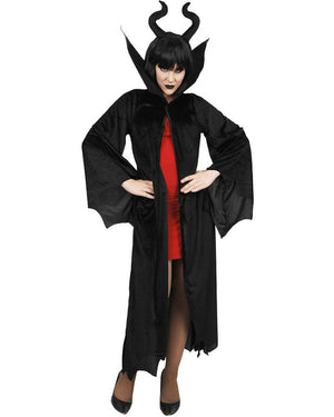 Dark Queen Black Cape and Headband