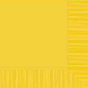 Sunshine Yellow Beverage Napkins Pack of 20