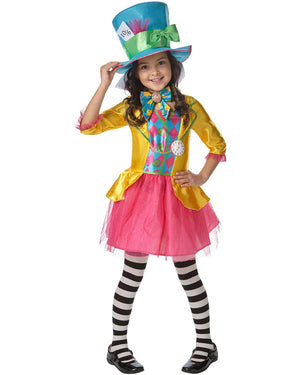 Disney Mad Hatter Girls Costume