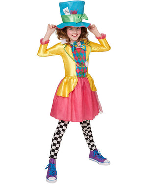 Disney Mad Hatter Girls Costume