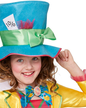Disney Mad Hatter Girls Costume