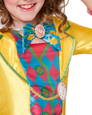 Disney Mad Hatter Girls Costume