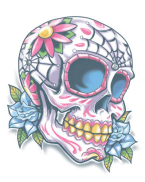 Day of the Dead Calaveras Temporary Tattoo