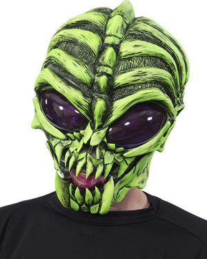 Down To Earth Green Glow UV Mask