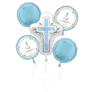 Bouquet My First Communion Blue  P75 Pack of 5