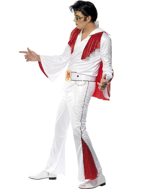 Red Elvis Flare Mens Costume