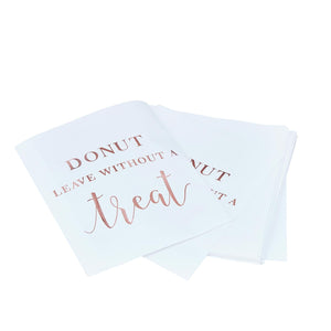 A Touch of Pampas Treat Bags Rose Gold Foiled Pack of 20