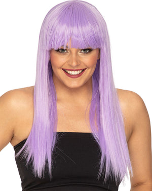 Fashion Deluxe Pastel Lavender Long Wig