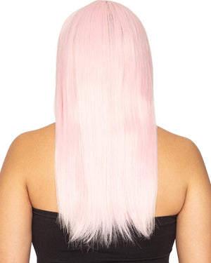 Fashion Deluxe Pastel Pink Long Wig