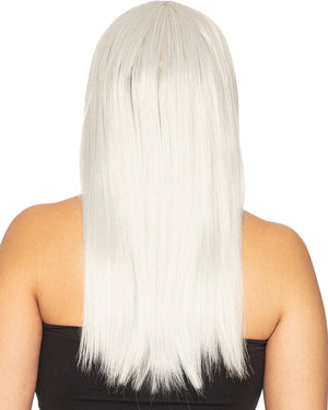 Fashion Deluxe Silver Long Wig