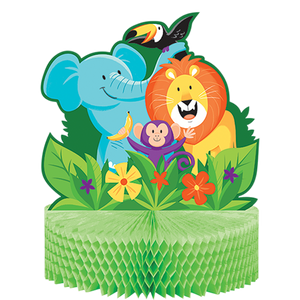 Jungle Safari Centrepiece Honeycomb 28cm x 23cm