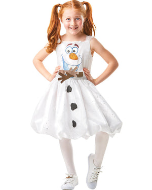 Disney Frozen 2 Olaf Tutu Dress Girls Costume