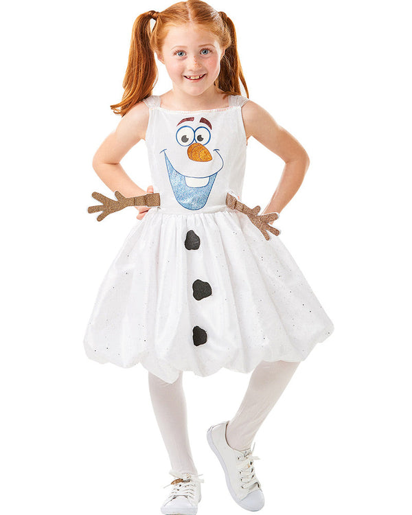 Disney Frozen 2 Olaf Tutu Dress Girls Costume
