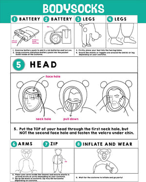 Snail Inflatable Adult Costume