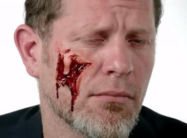 3D FX Transfers Small Gouge Wound