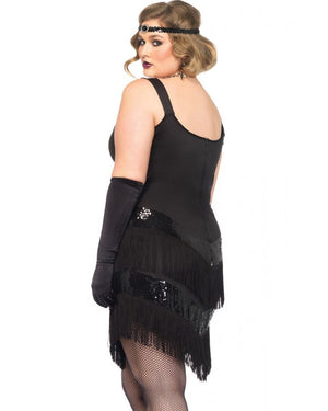 20s Glamour Flapper Womens Plus Size Costume