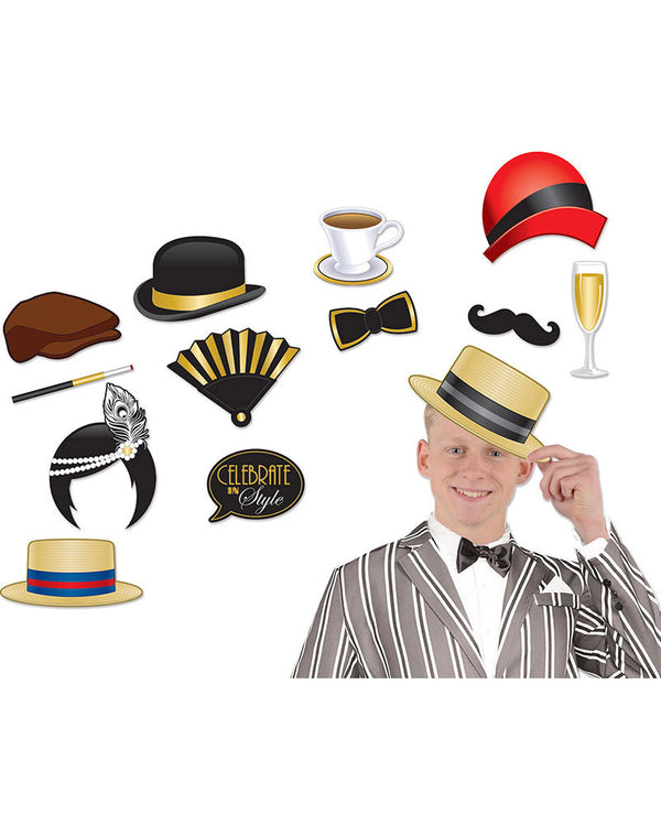 Great 20s Photo Fun Signs Pack of 12