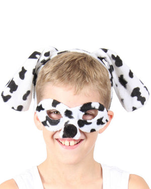 Dalmatian Headband and Mask Set