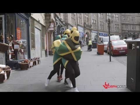 Jamaican Bobsled Team Morphsuit Mens Costume