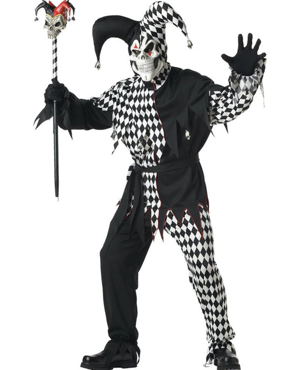 Jed the Evil Jester Mens Costume