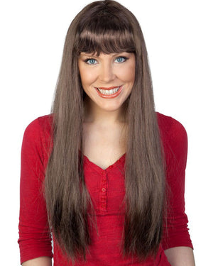 Jessica Long Dark Brown Wig