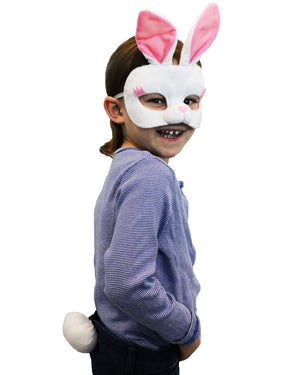 Rabbit Deluxe Mask and Tail Set