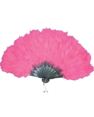 Pink Feather Fan